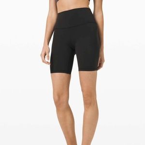 LULULEMON BLACK ALIGN™ HIGH-RISE SHORT 8" SIZE 4